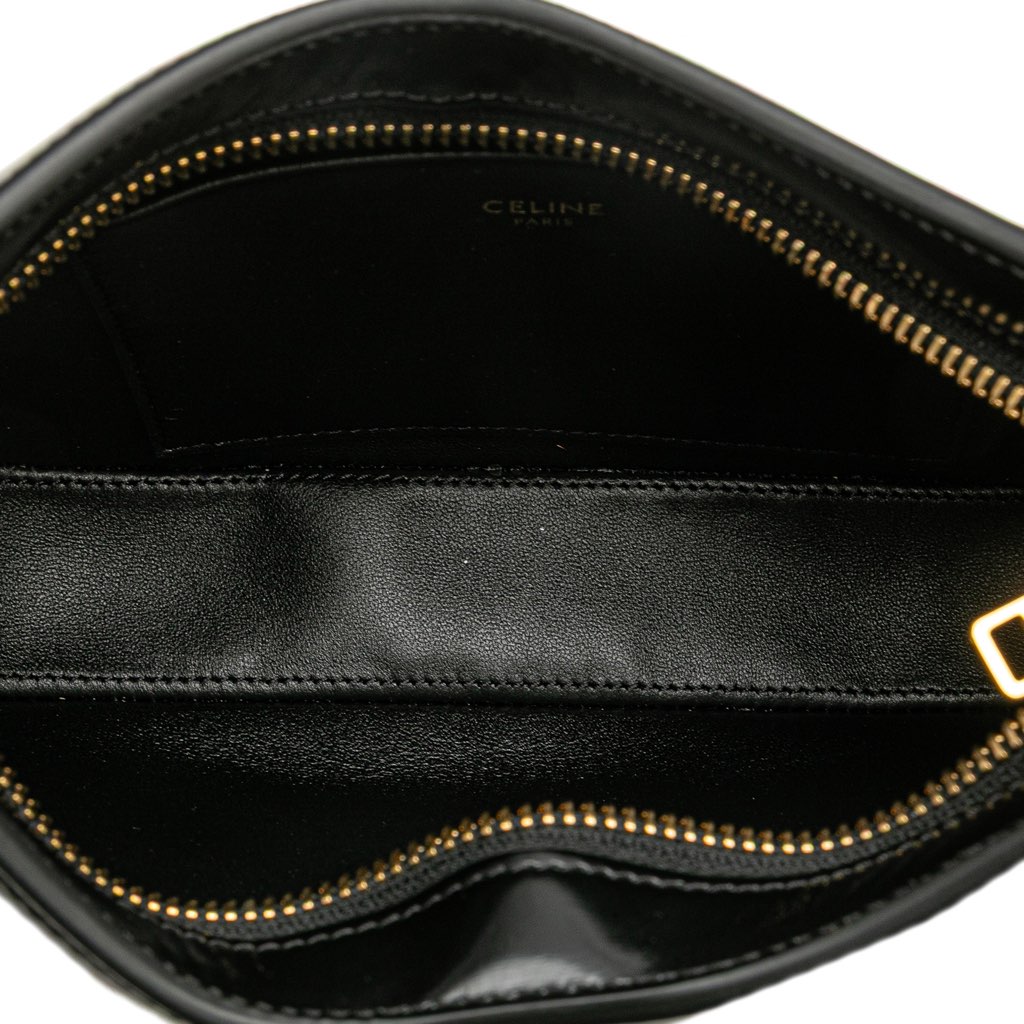 Celine Medium Shiny Calfskin Tilly Shoulder Bag - 4