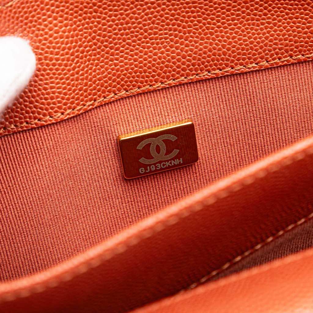 Chanel Mini CC Quilted Caviar Messenger Single Flap - Detail 1