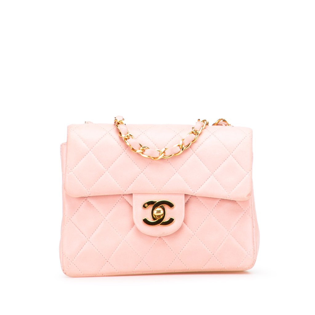 Chanel Mini Square Classic Lambskin Single Flap