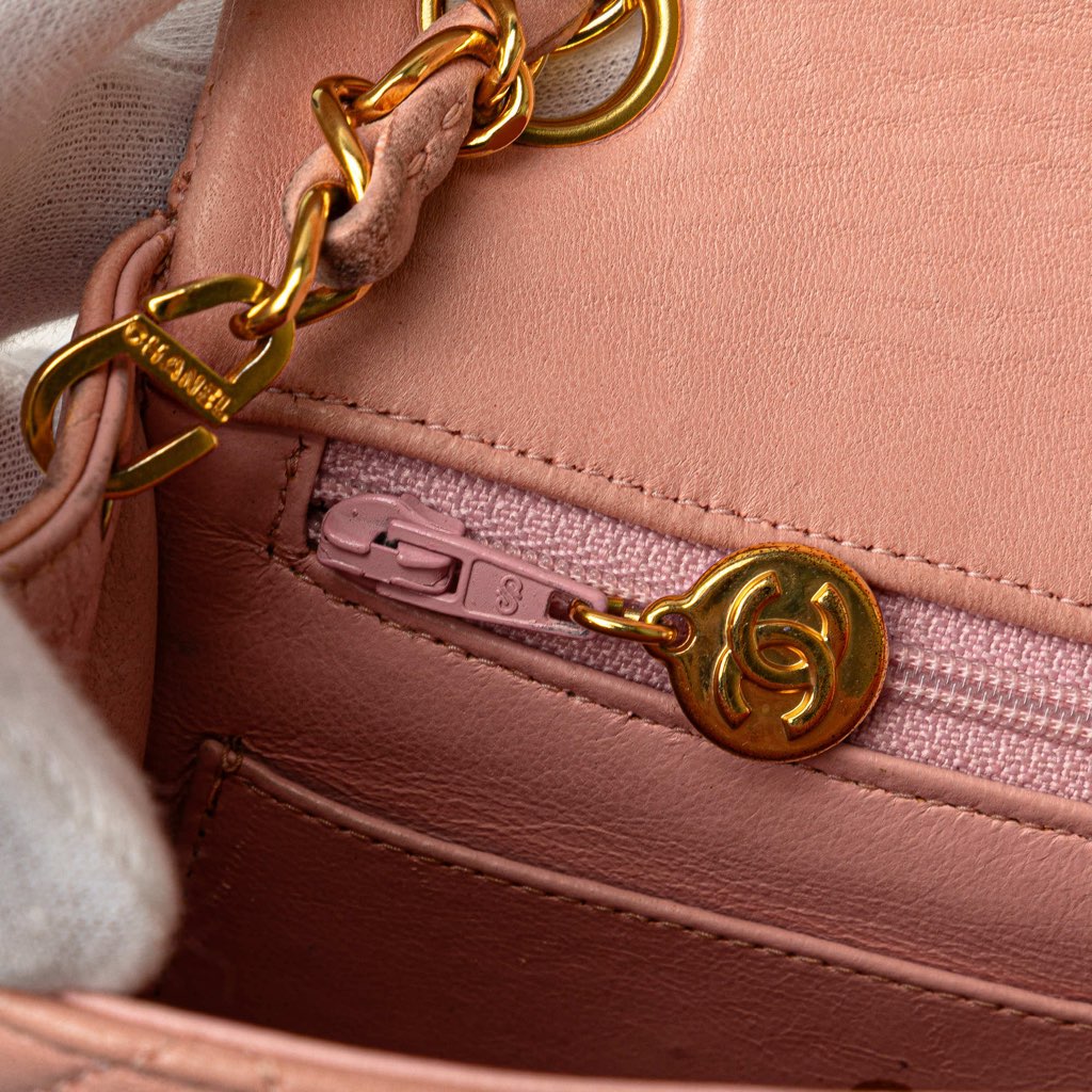 Chanel Mini Square Classic Lambskin Single Flap - Image 10