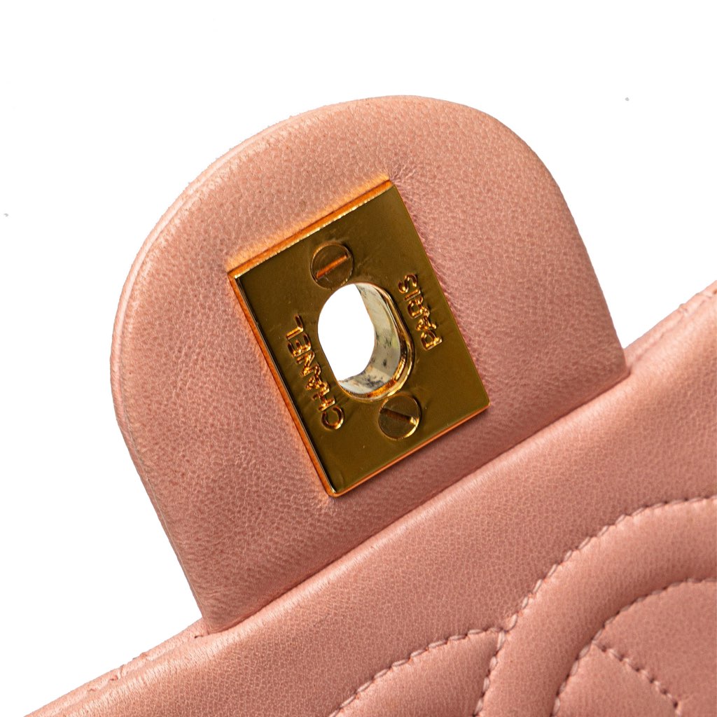 Chanel Mini Square Classic Lambskin Single Flap - Image 11