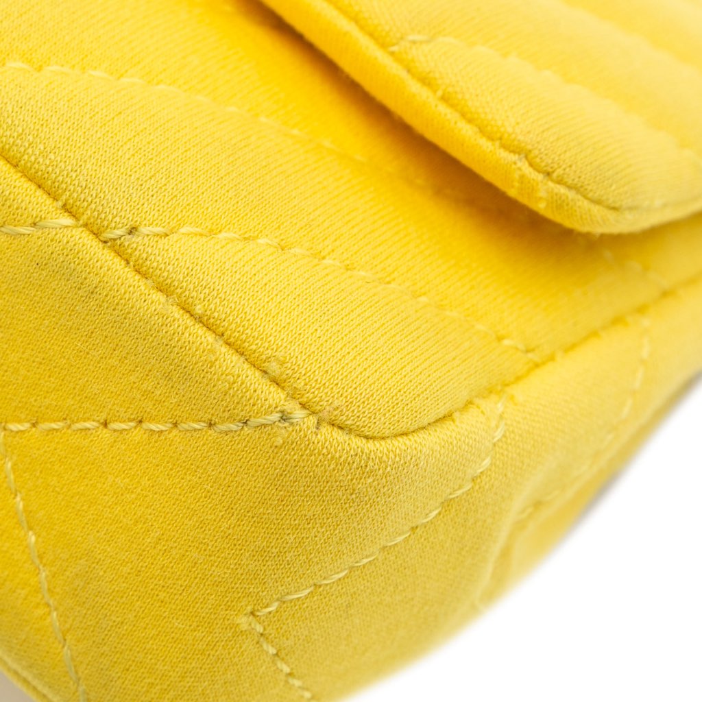 Chanel Chevron Jersey East West Flap - Image 11