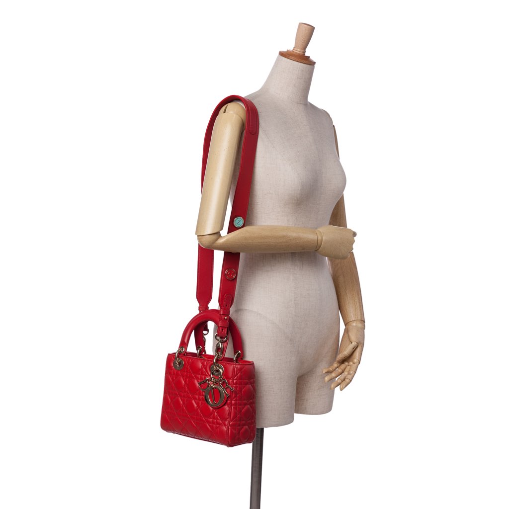 Dior Small Lambskin Cannage My ABCDior Lady Dior - Image 13