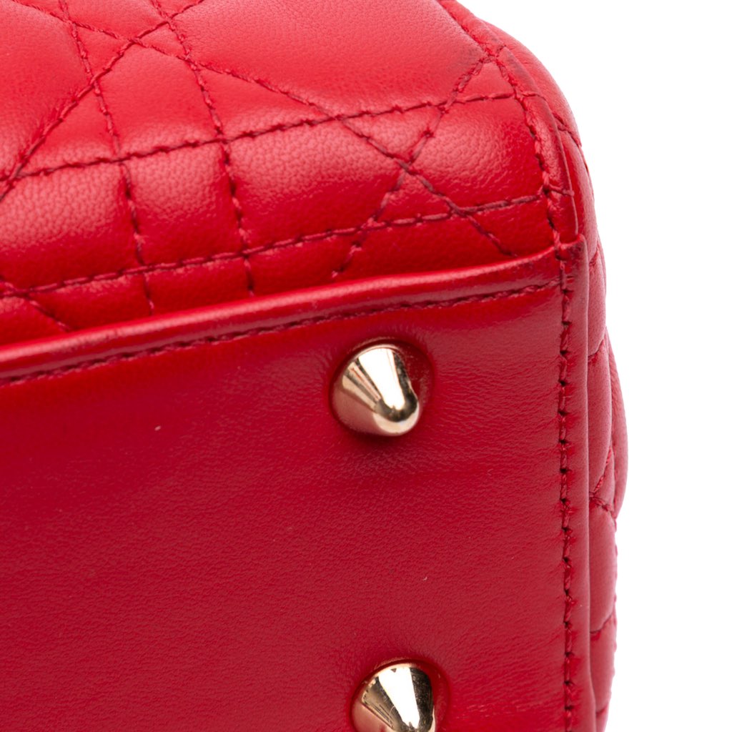 Dior Small Lambskin Cannage My ABCDior Lady Dior - Detail 2