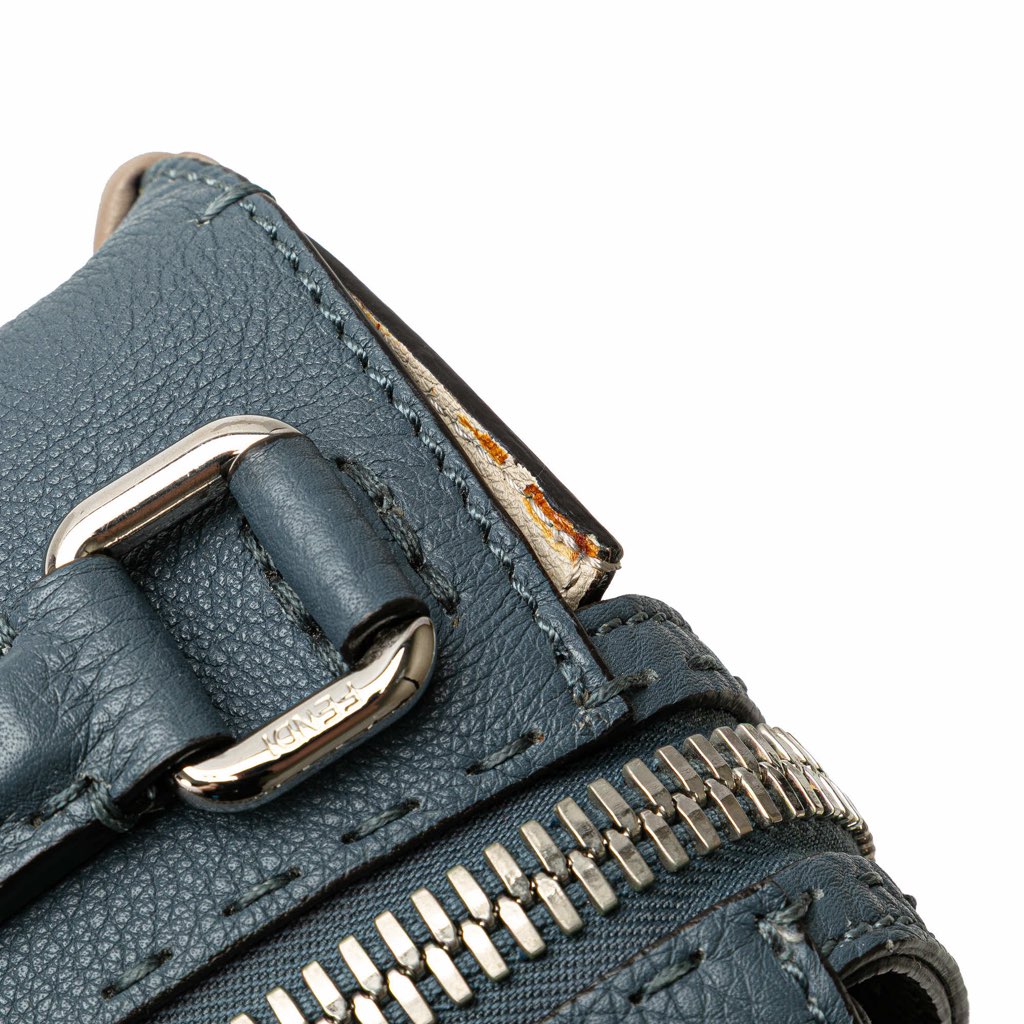 Fendi Leather Selleria Lei Whipstitch Satchel - Image 11