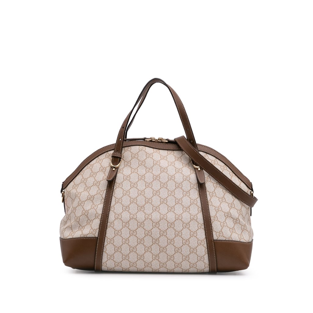 Gucci Large GG Supreme Nice Dome Satchel