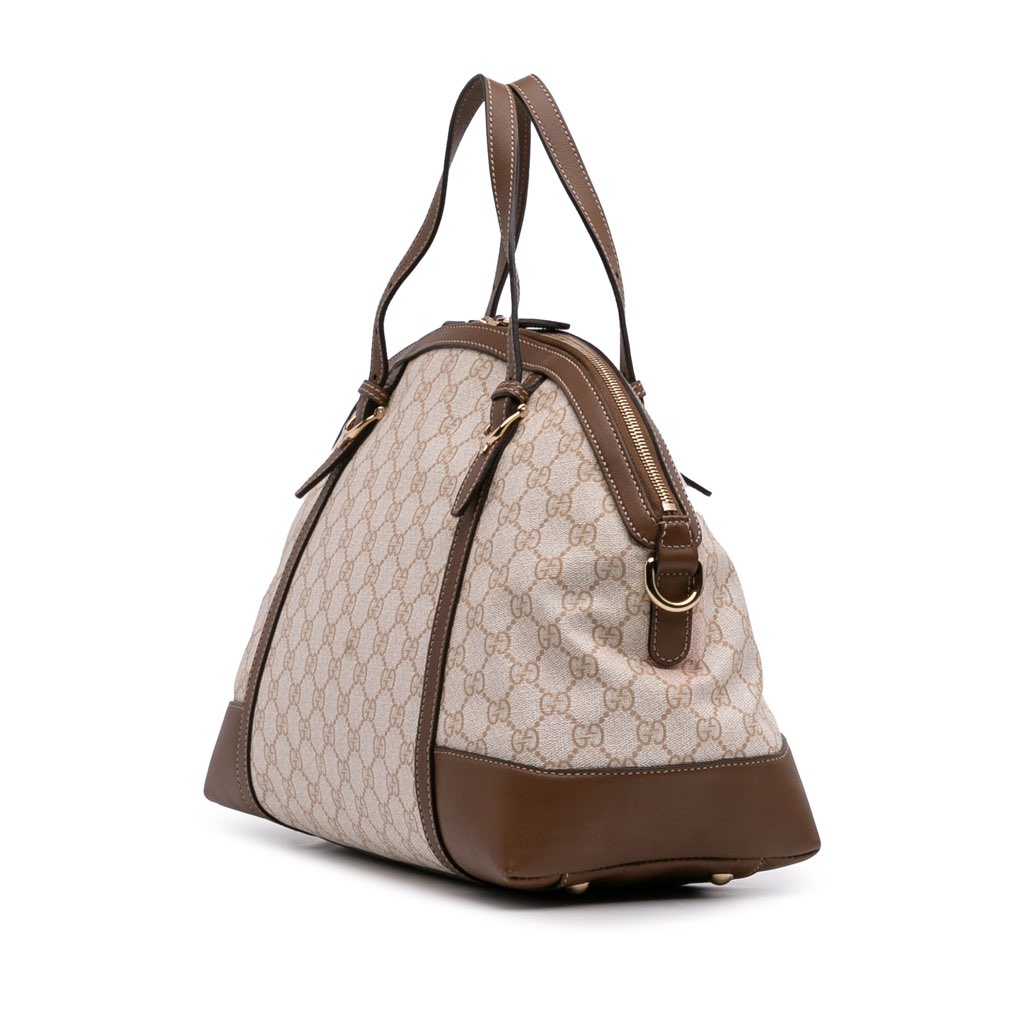 Gucci Large GG Supreme Nice Dome Satchel - 2