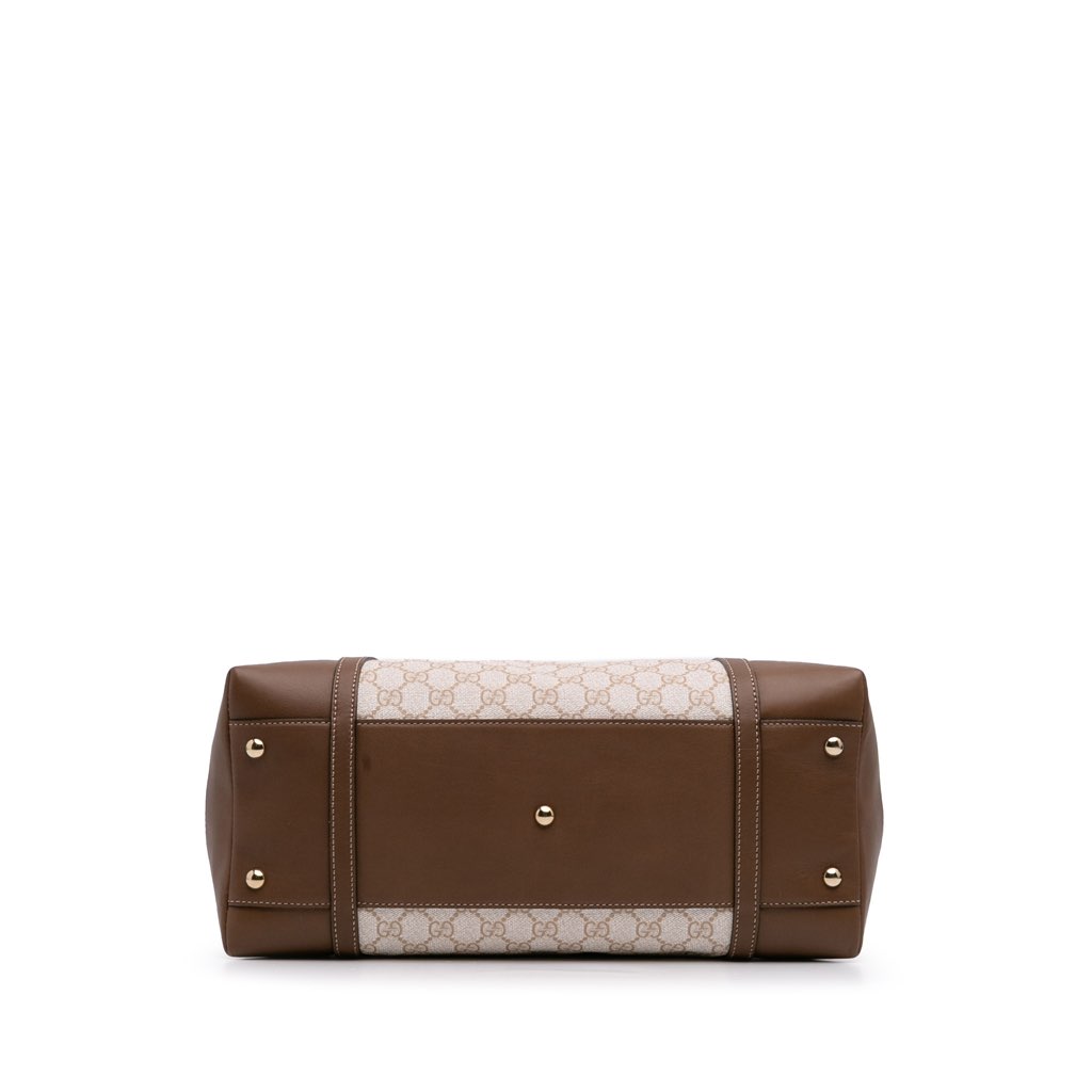 Gucci Large GG Supreme Nice Dome Satchel - 3