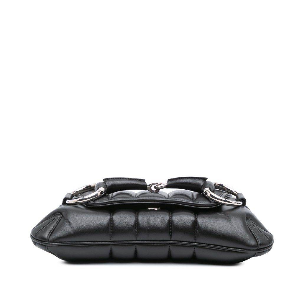 Gucci Small Leather Horsebit Chain Satchel - 3