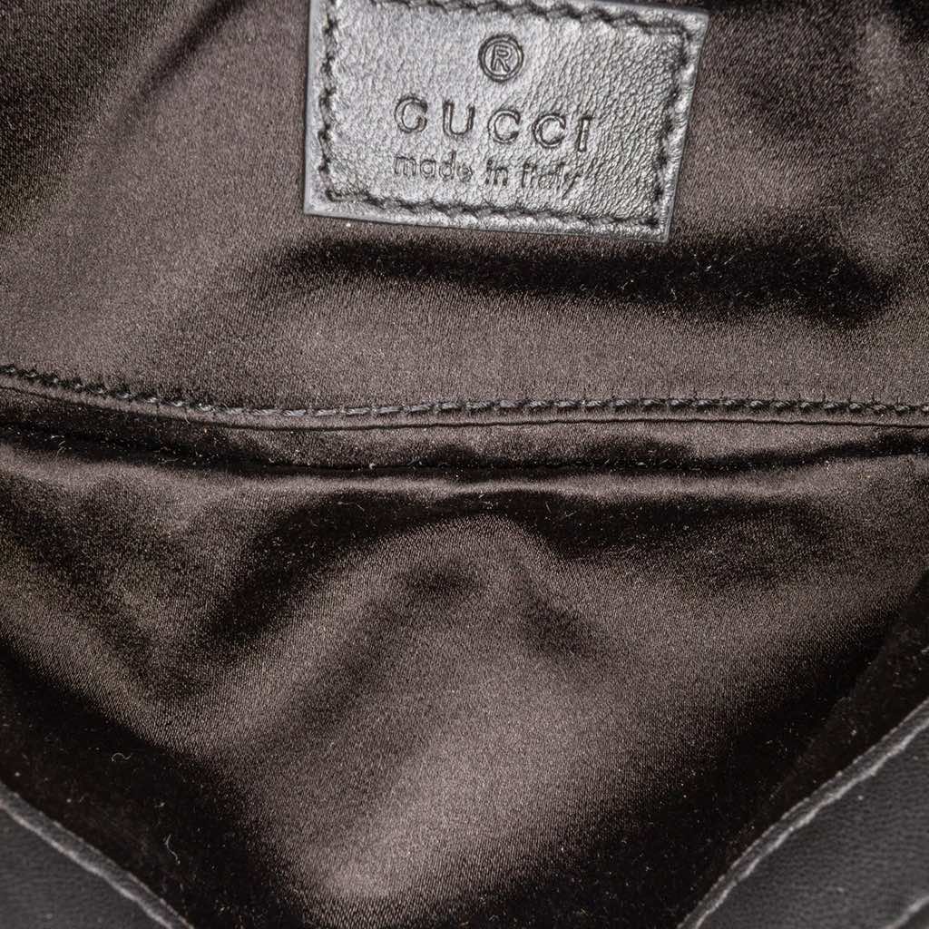 Gucci Small Leather Horsebit Chain Satchel - 4