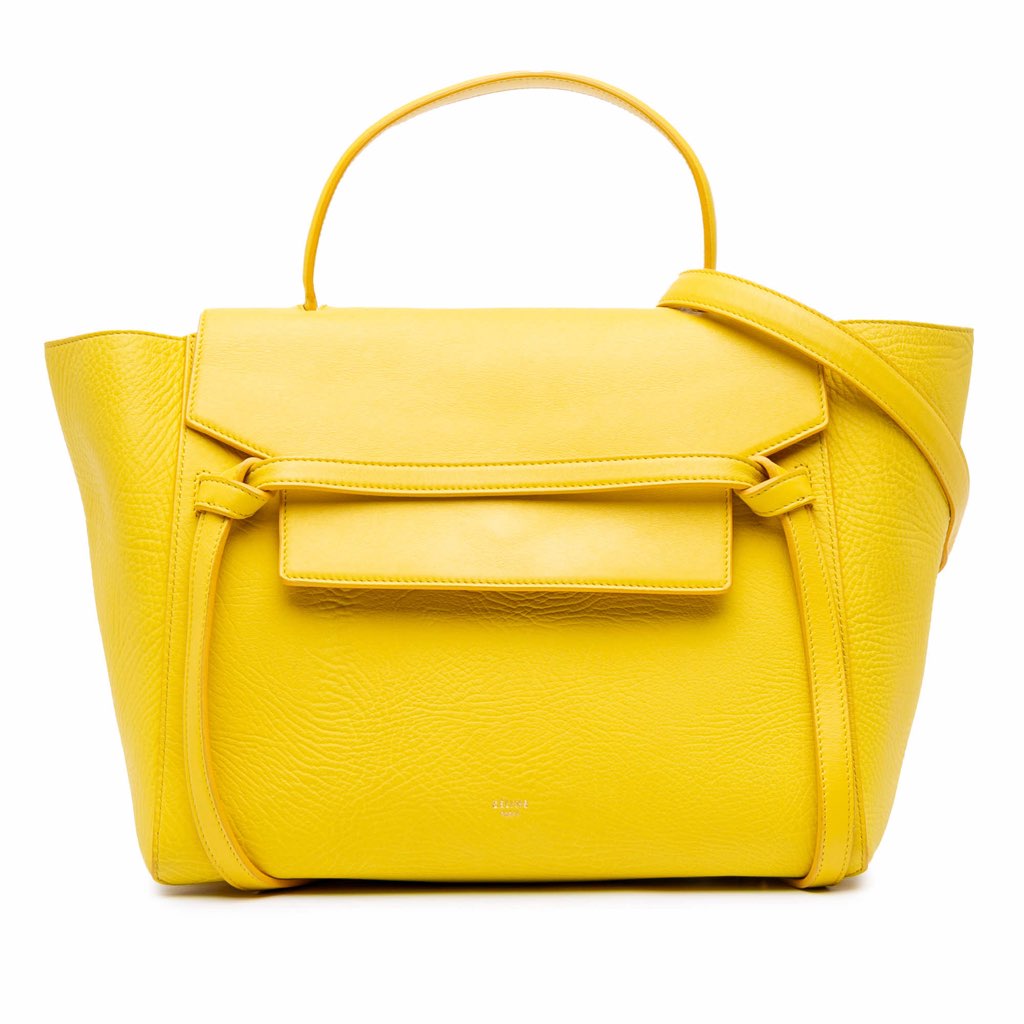 Celine Mini Leather Belt Bag Satchel