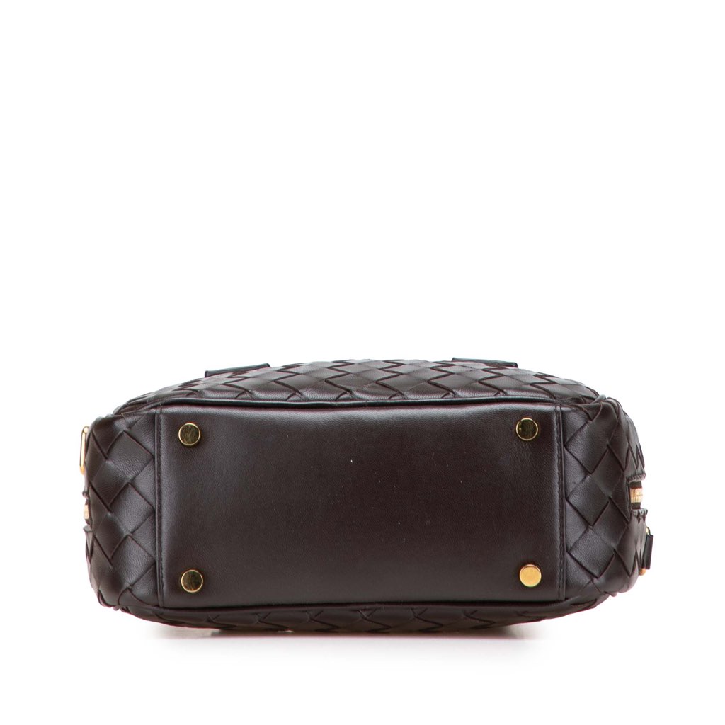 Bottega Veneta Small Lambskin Intrecciato Getaway Satchel - 3