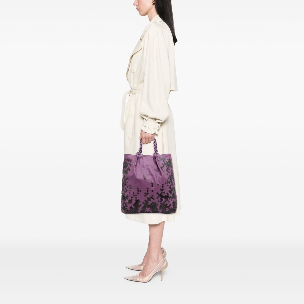 Bottega Veneta Vitello Mosaico Laque Tote - Image 12