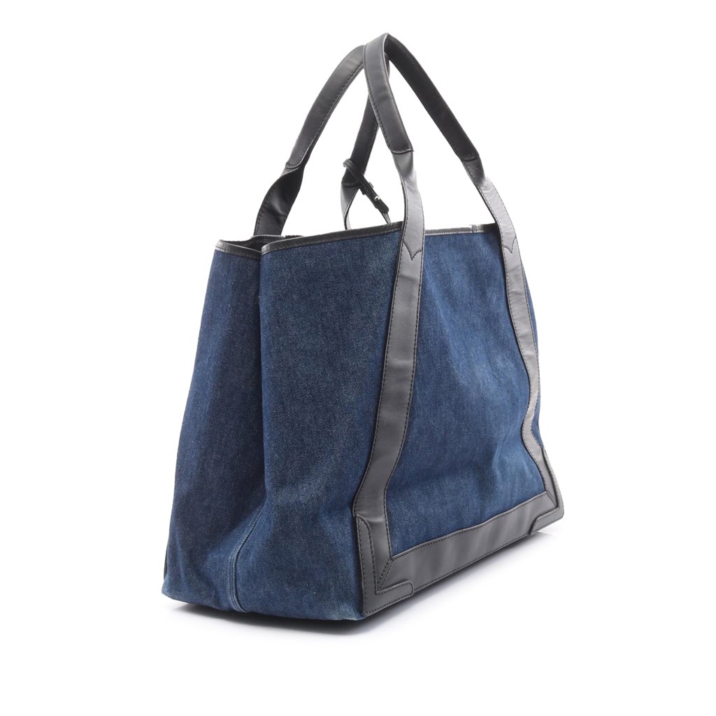 Balenciaga Denim Navy Cabas M - 2