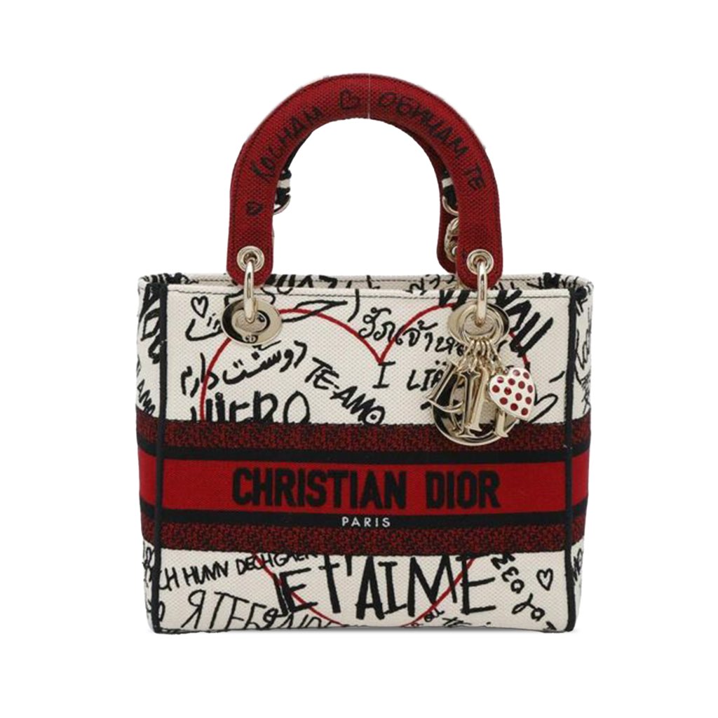 Dior Medium Canvas DiorAmour Graffiti Lady D Lite