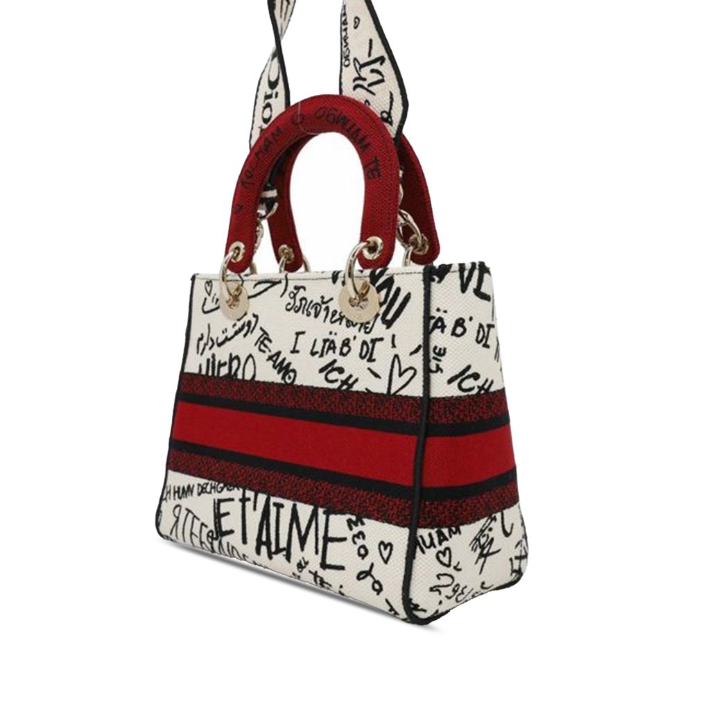 Dior Medium Canvas DiorAmour Graffiti Lady D Lite - 2