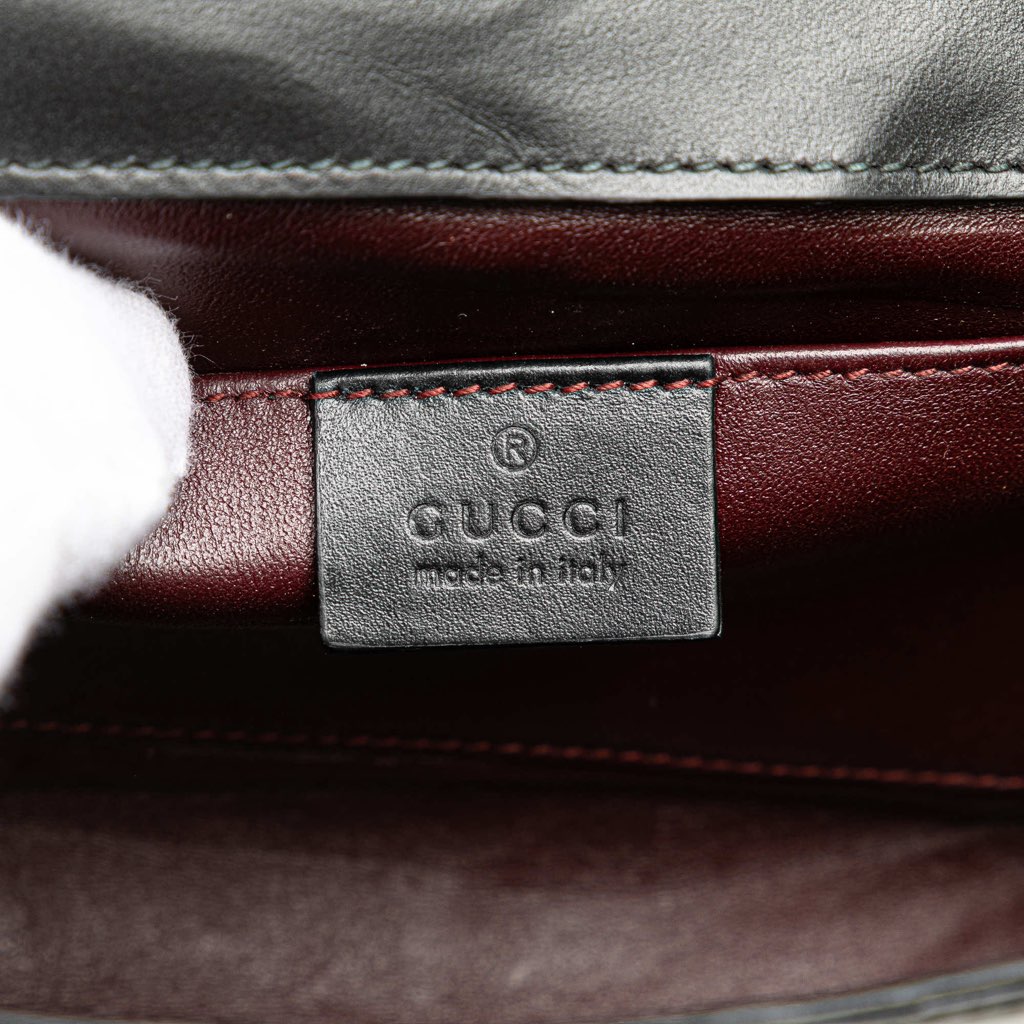 Gucci Small Leather Zumi Satchel - Side view
