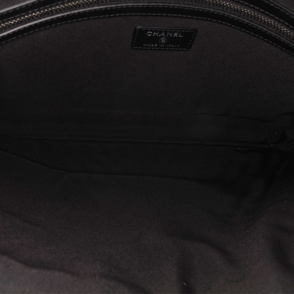 Chanel Large Diagonal Chevron Calfskin Tassel O Case Clutch - 4