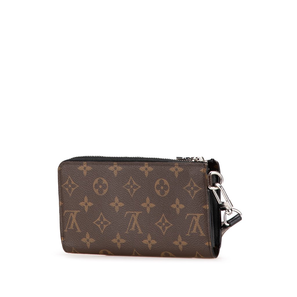 Louis Vuitton Monogram Macassar Zippy Dragonne Wallet - 2