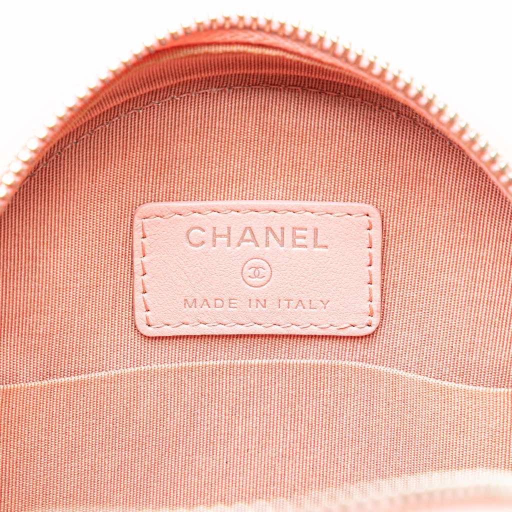 Chanel Caviar Striped CC Filigree Round Crossbody - 5