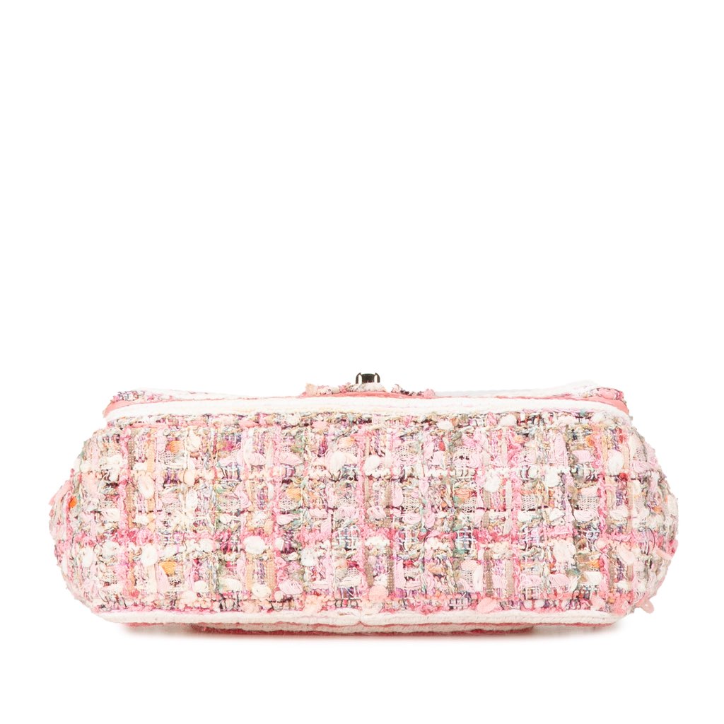 Chanel Mini Rectangular Classic Tweed Braid Flap - 3