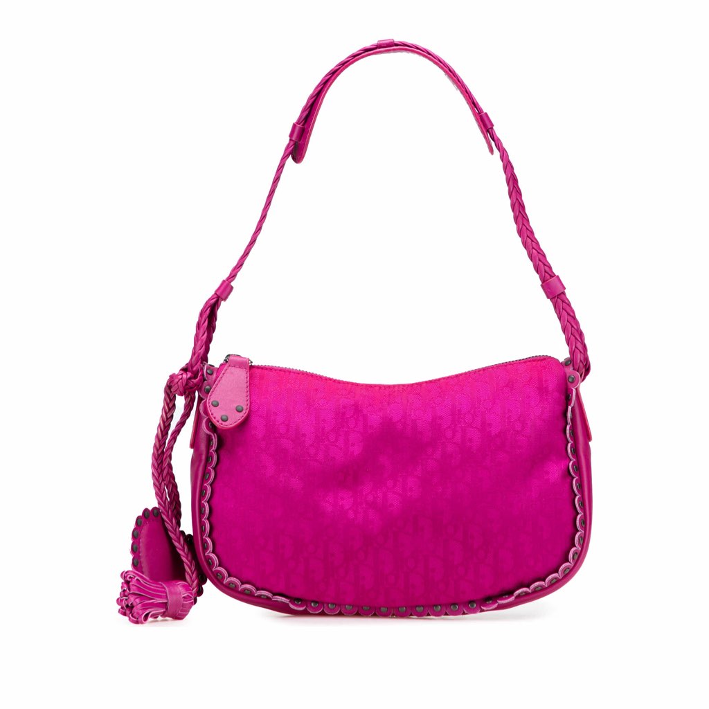 Dior Diorissimo Trotter Canvas Shoulder Bag