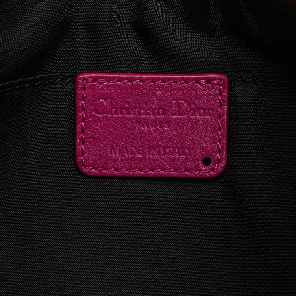 Dior Diorissimo Trotter Canvas Shoulder Bag - Side view