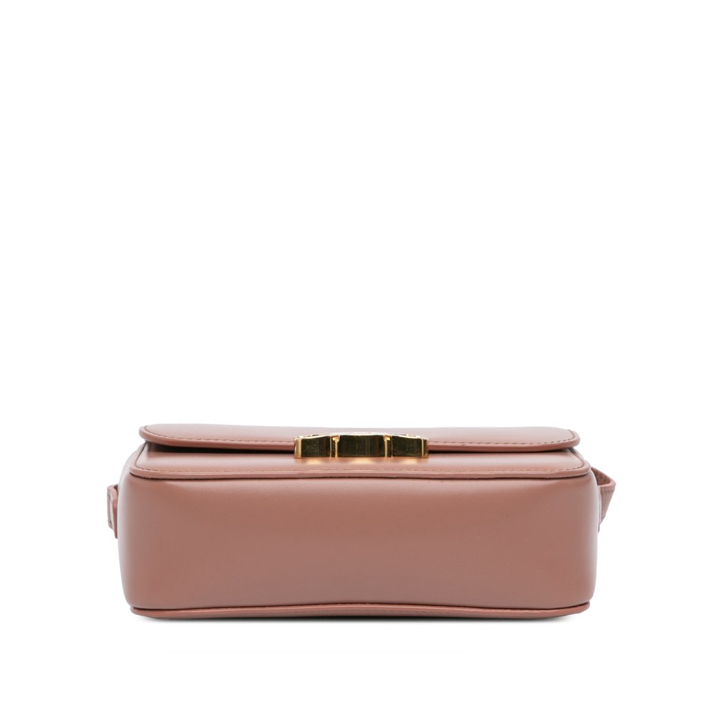 Celine Teen Shiny Calfskin Triomphe Crossbody - 3