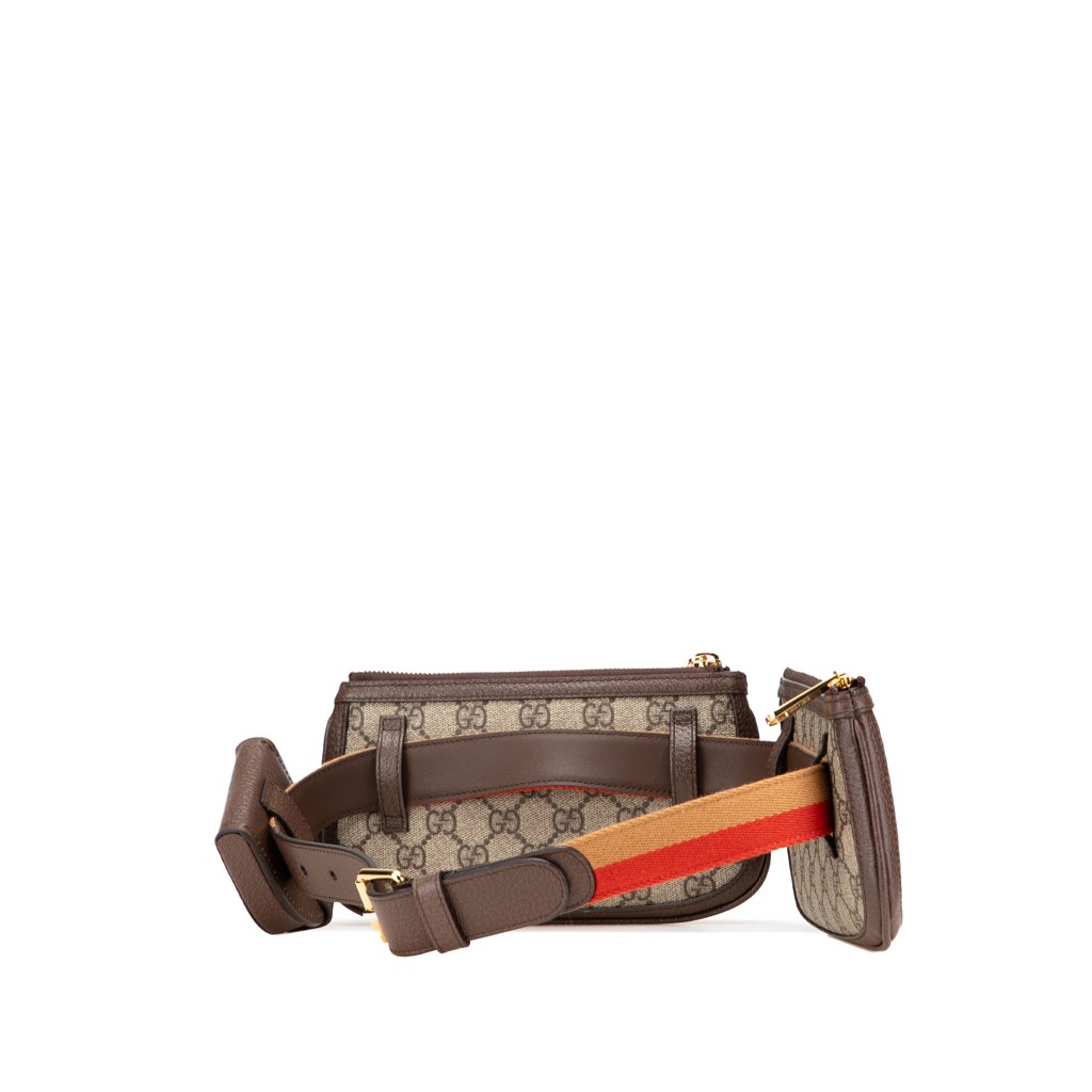 Gucci Mini GG Supreme Blondie Belt Bag - Back view