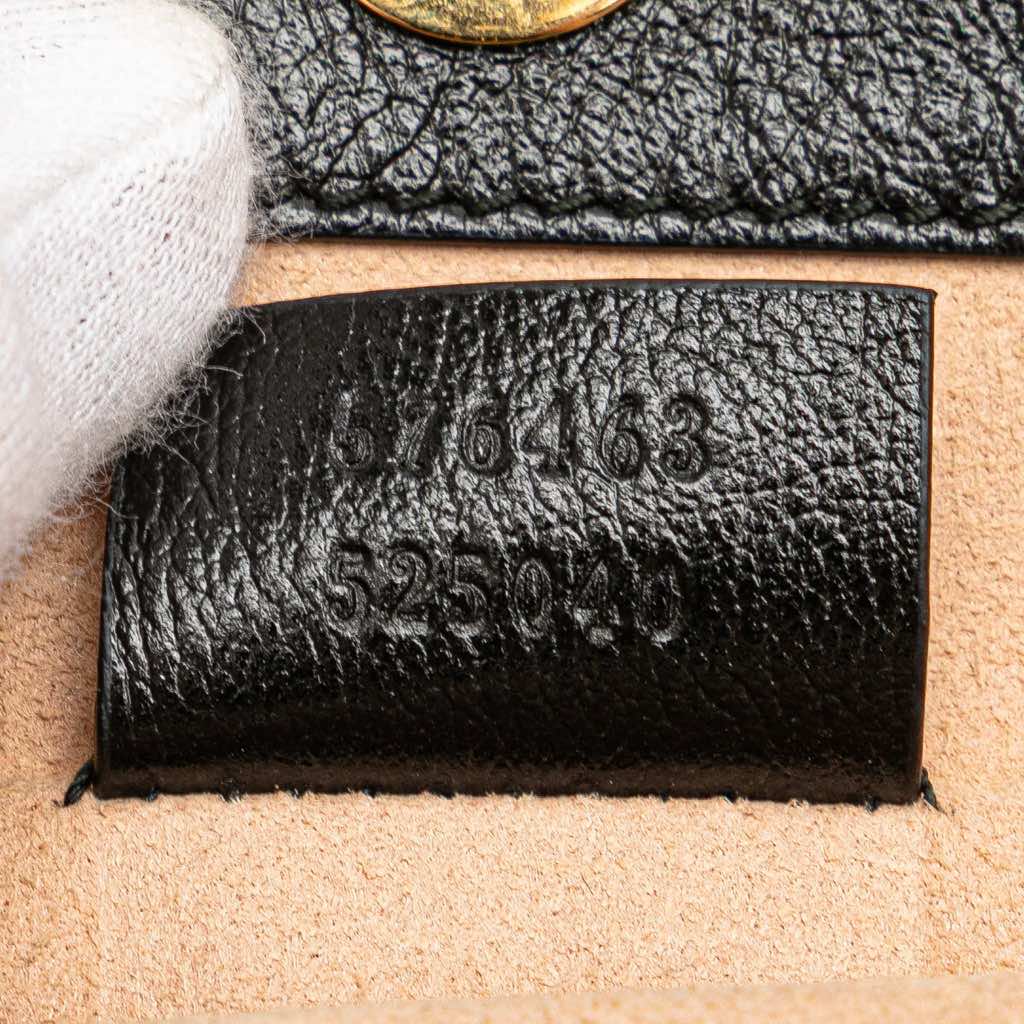 Gucci Smooth Calfskin Diagonal Striped Zumi Tote - Detail 1