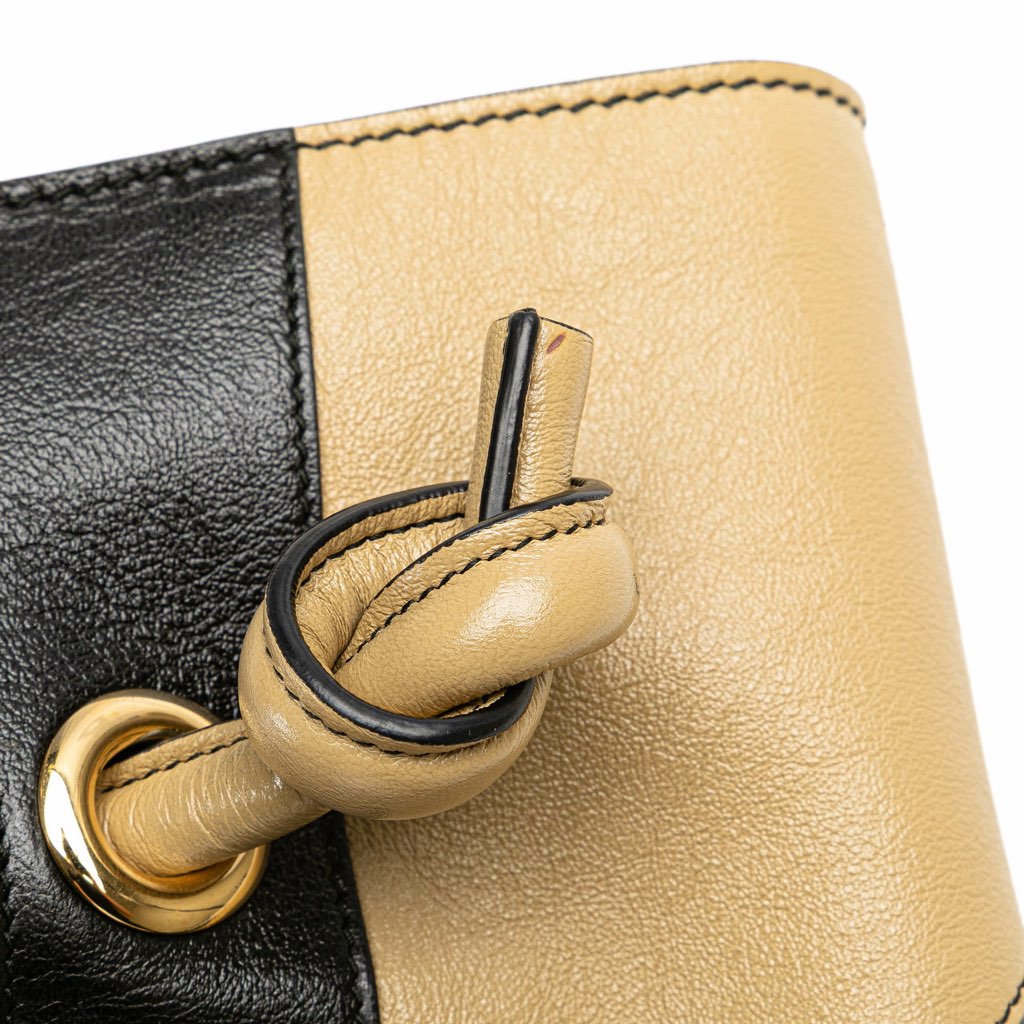 Gucci Smooth Calfskin Diagonal Striped Zumi Tote - Image 11