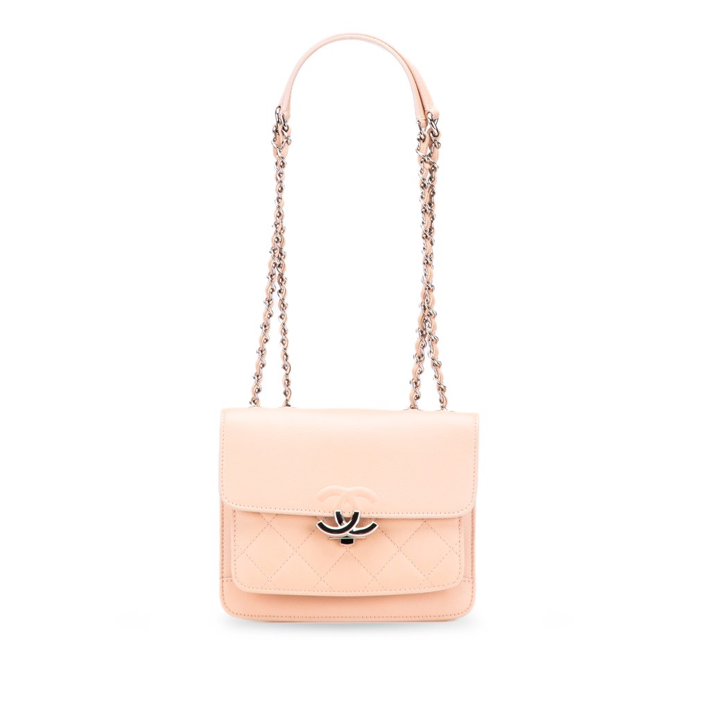 Chanel Mini Quilted Caviar CC Box Flap