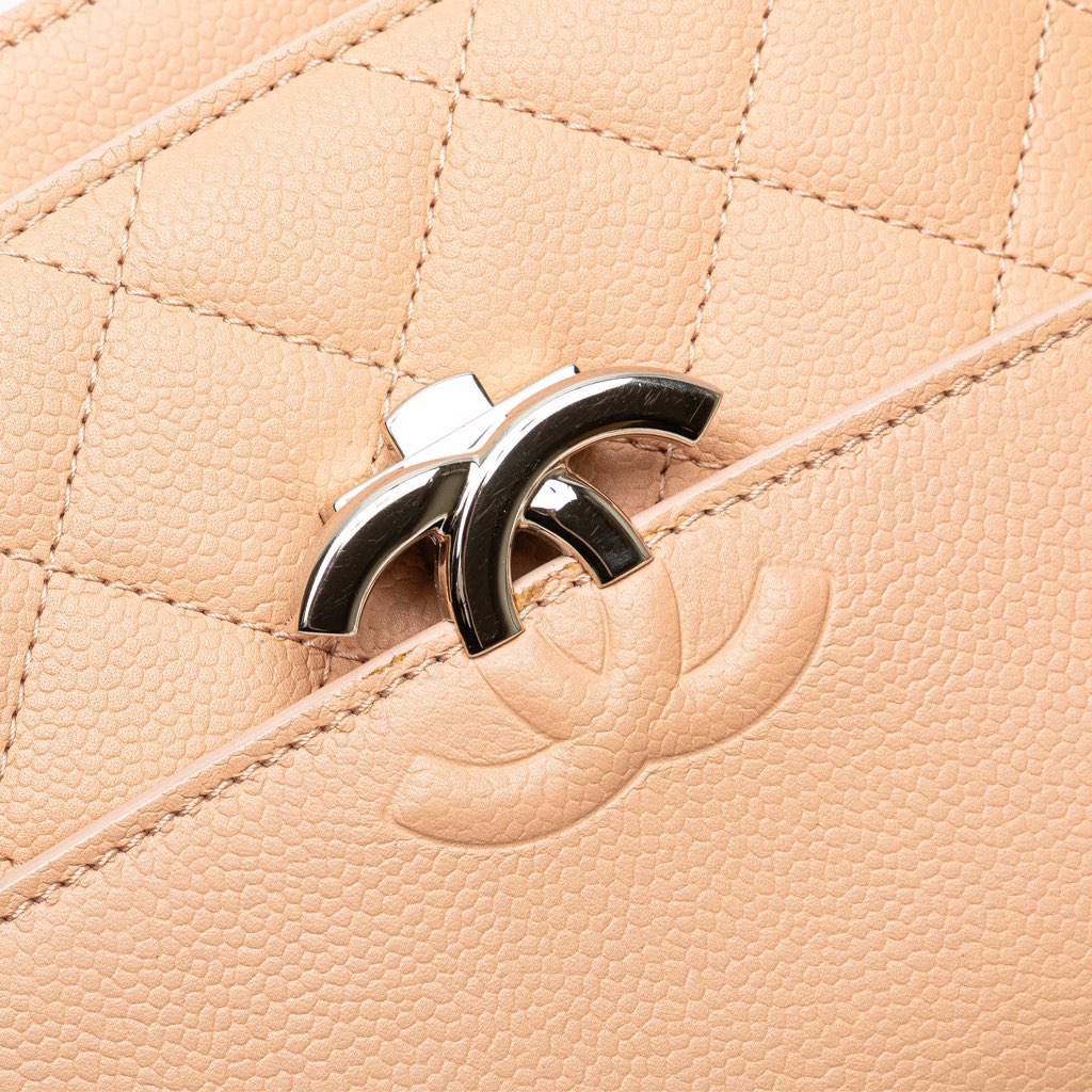 Chanel Mini Quilted Caviar CC Box Flap - Detail 2