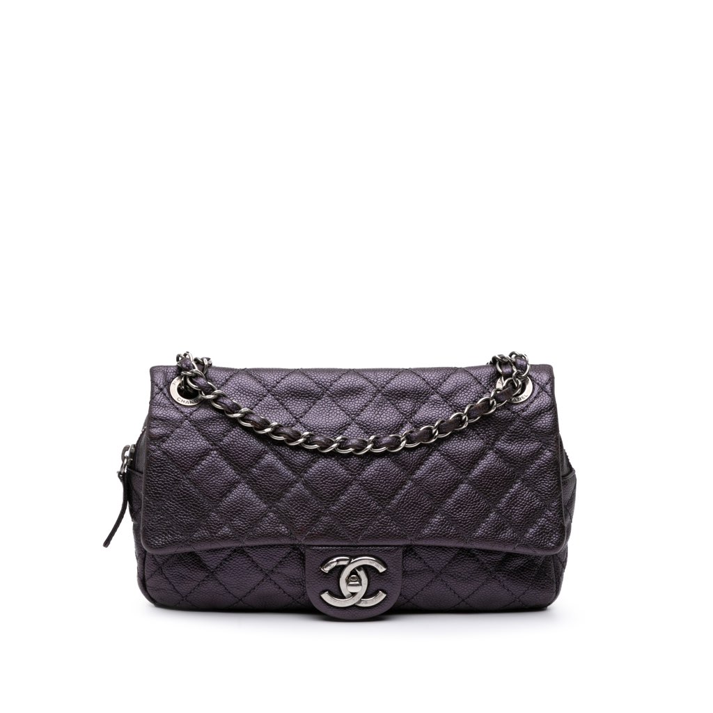 Chanel Jumbo Quilted Caviar Easy Flap