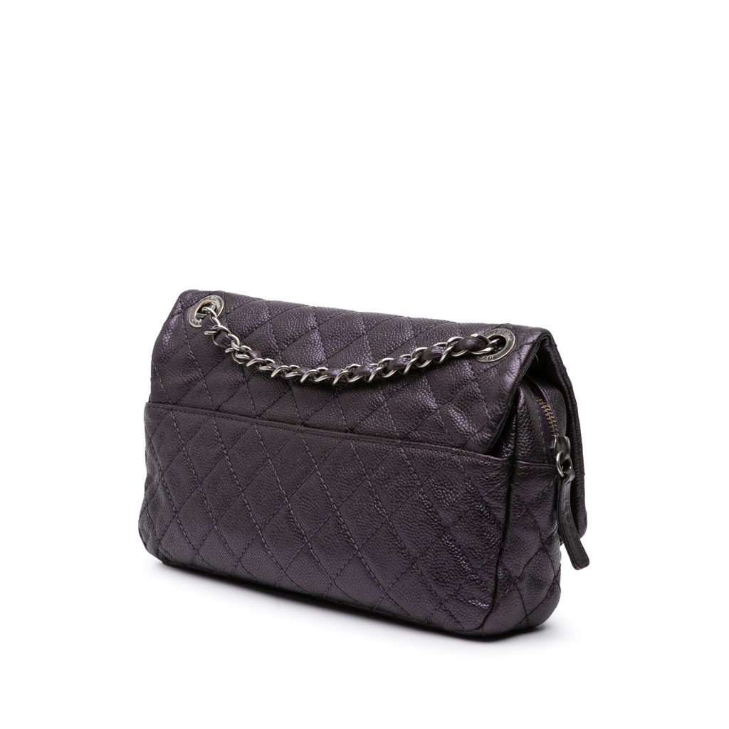 Chanel Jumbo Quilted Caviar Easy Flap - 2