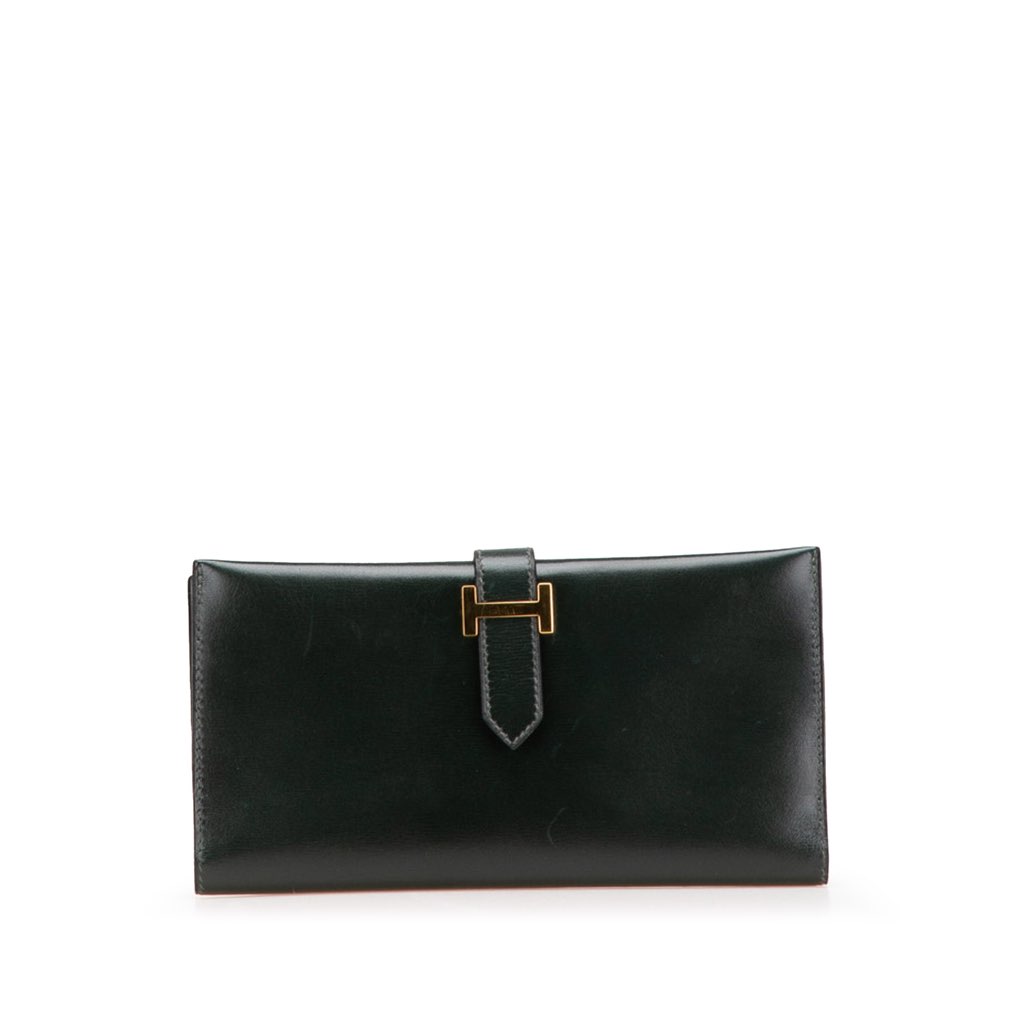 Hermès Box Calf Bearn Wallet