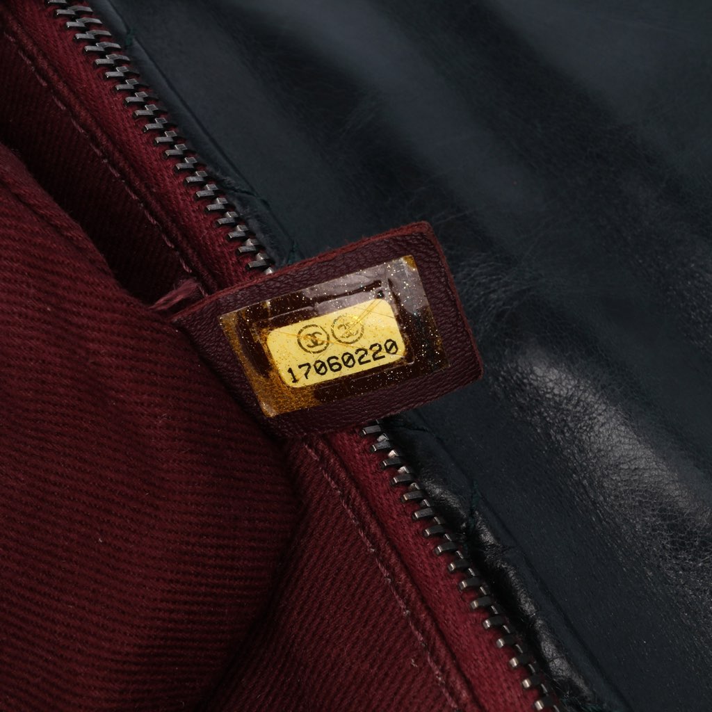 Chanel Quilted Aged Calfskin Logo Accordion Flap - 5