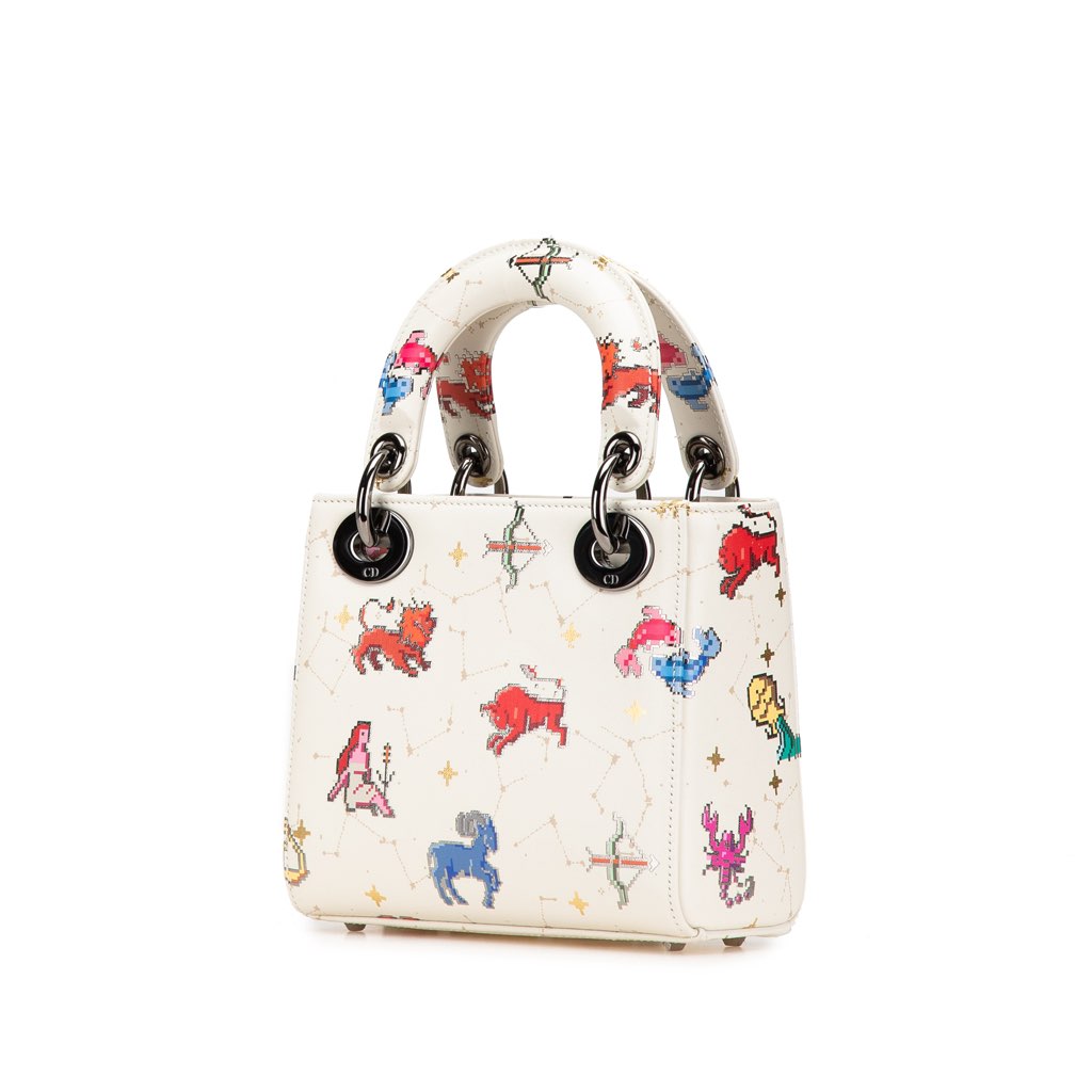 Dior Mini Calfskin Pixel Zodiac Lady Dior - 2