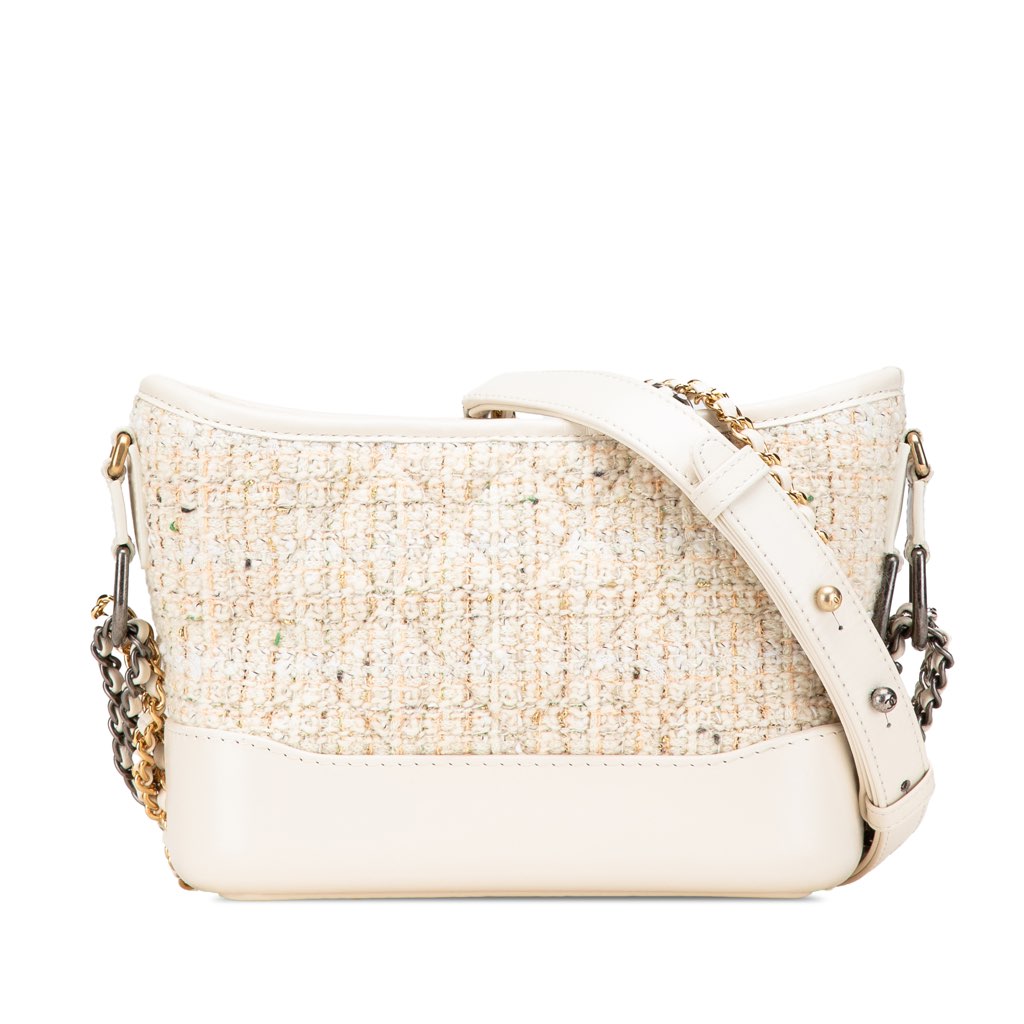 Chanel Small Tweed and Calfskin Gabrielle Crossbody