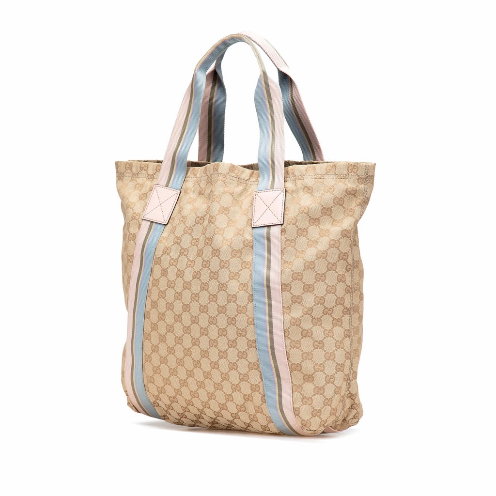 Gucci GG Canvas Web Tote - 2