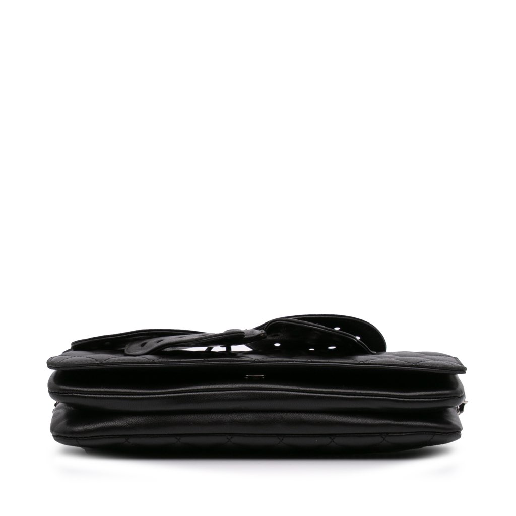 Chanel Quilted Lambskin Butterfly Clutch With Chain - 3