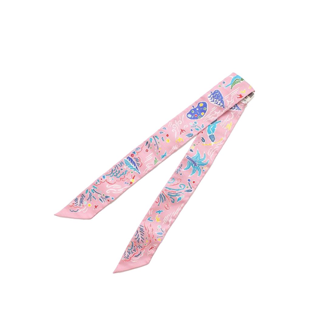 Hermès Isola Di Primavera Silk Twilly Scarf - 3