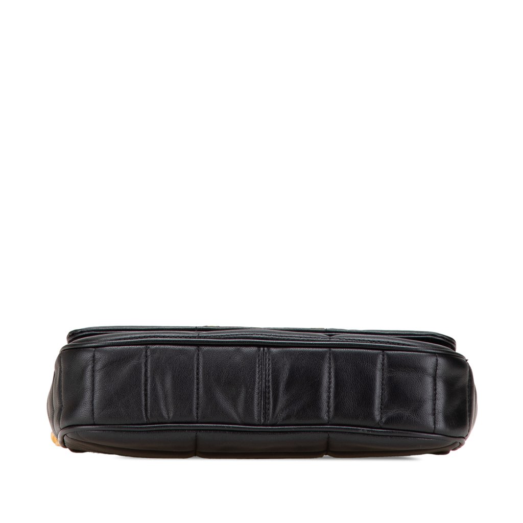 Celine Matelasse Goatskin Monochrome Chain Shoulder Bag - 3