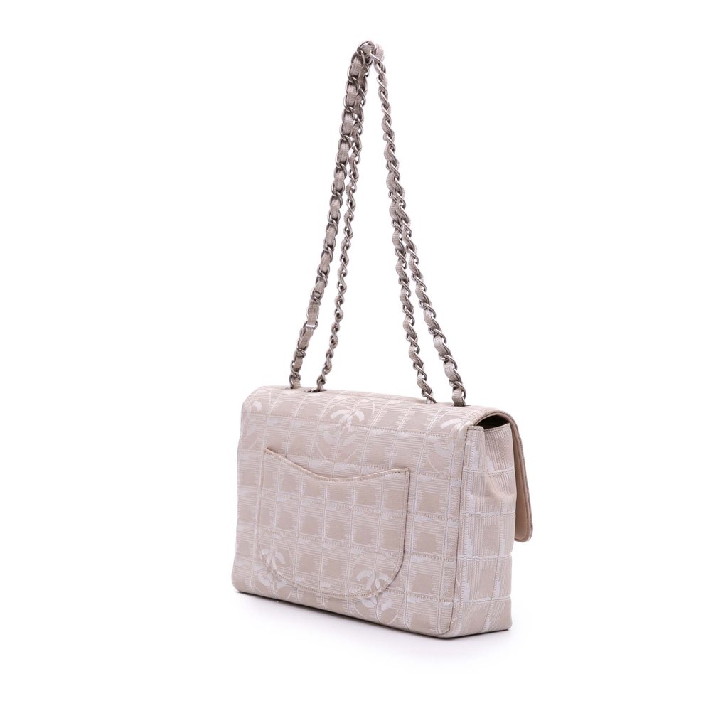 Chanel Medium New Travel Line Nylon Single Flap - 2