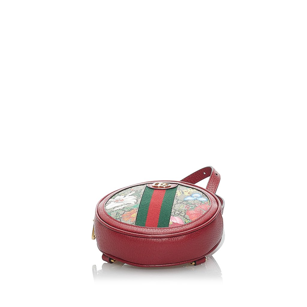 Gucci GG Supreme Flora Ophidia Round Backpack - 4