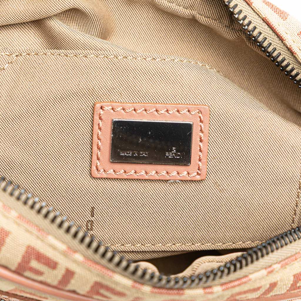 Fendi Zucchino Canvas Crossbody - Side view