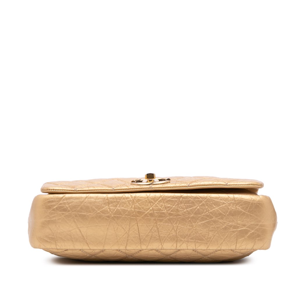 Chanel Medium Quilted Aged Calfskin Pondichery Flap - 3