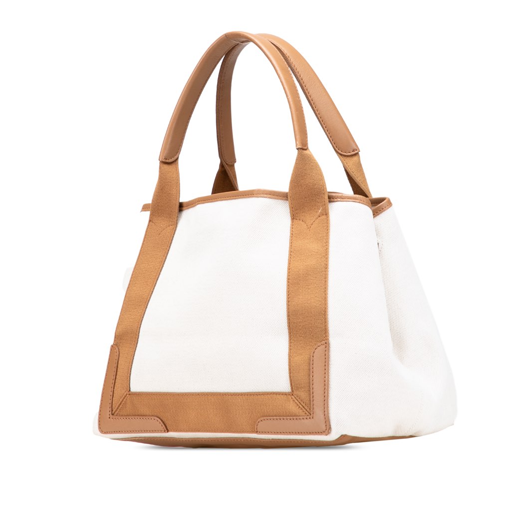 Balenciaga Canvas Navy Cabas S Tote - Back view