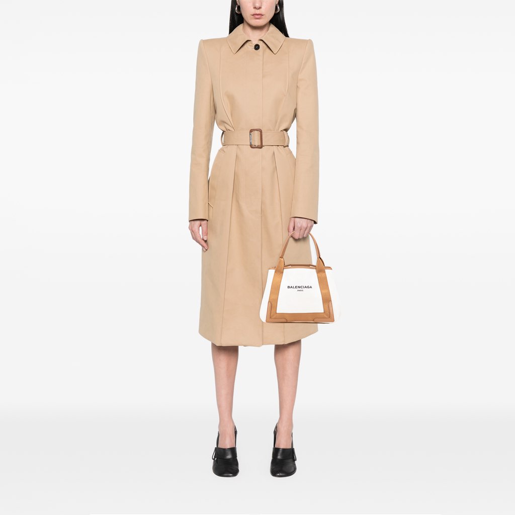 Balenciaga Canvas Navy Cabas S Tote - Image 14