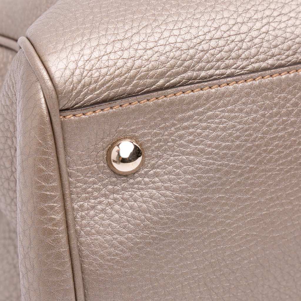 Gucci Medium Calfskin Bamboo Shopper Satchel - Image 14